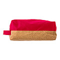 Polyester and cork toilet bag