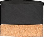 Polyester cooler bag with cork bottom