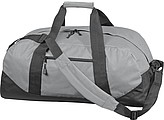 Polyester sports or travel bag, grey