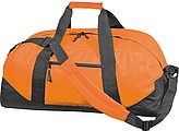 Polyester sports or travel bag, orange
