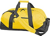 Polyester sports or travel bag, yellow