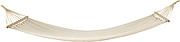 Polyster canvas hammock with wooden rims