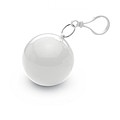 Poncho in round container, white