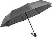 Pongee (180T) automatic, foldable umbrella with eight panels.