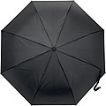 Pongee (190T) automatic, foldable umbrella with eight panels.