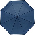 Pongee (190T) automatic open and close, foldable umbrella with eight panels.