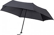 Pongee (190T) foldable umbrella with six panels.