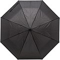 Pongee (190T) umbrella with eight panels. Metal shaft and ribs.