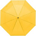 Pongee (190T) umbrella with eight panels. Metal shaft and ribs.