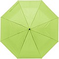 Pongee (190T) umbrella with eight panels. Metal shaft and ribs.