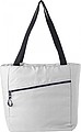 Pongee (75D) cooler bag with PEVA interior lining.