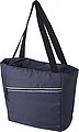 Pongee (75D) cooler bag with PEVA interior lining.