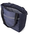 Pongee (75D) cooler bag with PEVA interior lining.