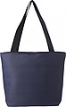 Pongee (75D) cooler bag with PEVA interior lining.