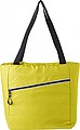 Pongee (75D) cooler bag with PEVA interior lining.