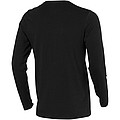 Ponoka long sleeve mens GOTS organic t-shirt, black,