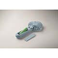 Portable foldable fan, baby blue