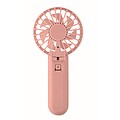 Portable foldable fan, baby pink