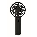 Portable foldable fan, black