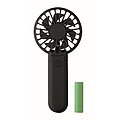 Portable foldable fan, black