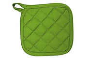 Pot Holder, 100% cotton, heat resistant. 21 x 21 cm. Lime Green