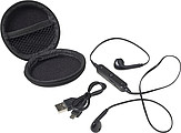 Pouch with in-ear earphones