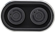 Power bank with two wireless earbuds. The Li-ion battery has a 4000 mAh capacity.