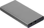 powerbank made from recycled aluminium 10.000 mAh, grey