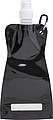 PP foldable bottle (420 ml) with drinking spout and carabiner.