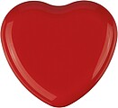 PP heart-shaped lip balm jar Ilja, red