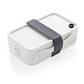 PP lunchbox with spork, white