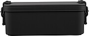 PP two-layer lunchbox Siena, black