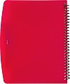 PP, wire bound notebook with 30 lined pages, scan app and pen. Blue ink.