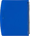 PP, wire bound notebook with 30 lined pages, scan app and pen. Blue ink.