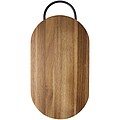 Prestige acacia wood chopping board with bread knife, wood