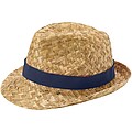 Pricus straw hat, navy