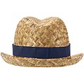 Pricus straw hat, navy
