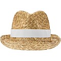 Pricus straw hat, white