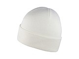Primary band winter hat, white