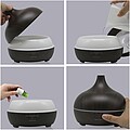 Prixton Hidra humidifier, solid black