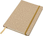 PU covered note book with cork print (A5)