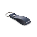 PU loop key ring, french navy