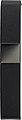 PU luxurious black pen case, suitable for one pen