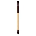 Push ball pen coffee husk/ABS