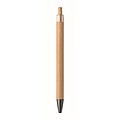 Push button bamboo pen, wood