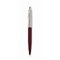 Push button pen in box, burgundy