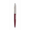 Push button pen in box, burgundy