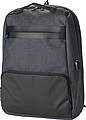 PVC backpack with anti-theft back pocket.