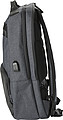 PVC backpack with anti-theft back pocket.