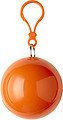 PVC poncho in a plastic ball Orange
